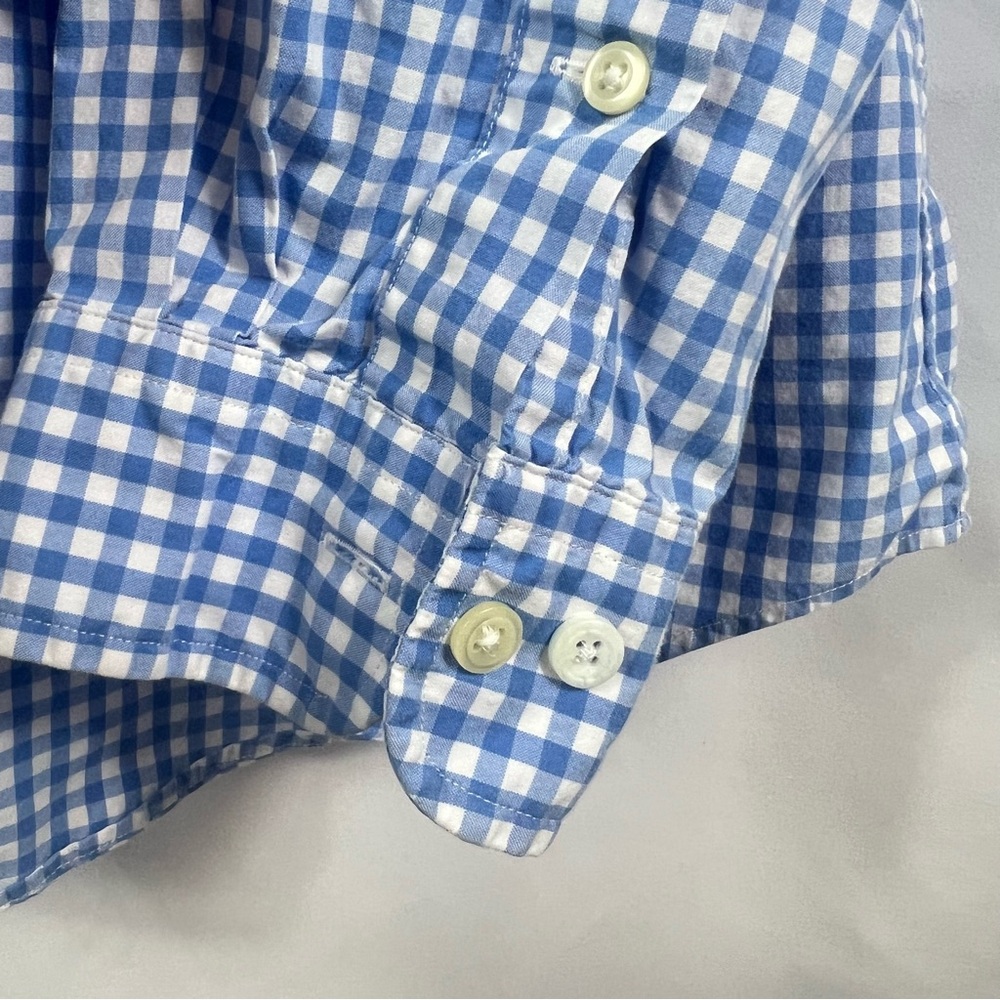 Ralph Lauren Blue Gingham Men's Shirt - Picture 5 of 8